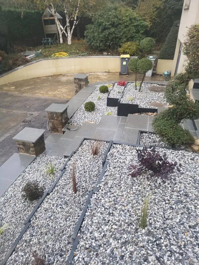 Création de terrasse réalisée par SD Aménagement